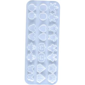 EXCEART Earring Resin Silicone Molds Resin Charms Casting Mould Earrings Epoxy Resin Charms Casting Mould