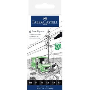 Faber-Castell FC166008 Ecco Pigment Wallet (Pack of 8)