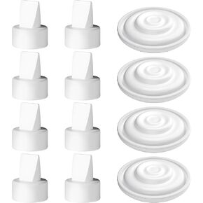 Pump Parts for Spectra Duckbill Valve Membrane Diaphragm for Spectra Breastpump Replace Backflow Protector S1 S2 Replacement Parts,12PCS