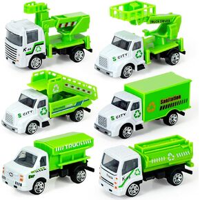 5 Pack Diecast Farm Tractor Toys Set, Kids Farm Toys Realistic Tractor Toys with Combine Harvester, Forage Harvest, Tractors, Mini Farm Vehicle Toy Birthday Gift & Party Favors for Kids Ages 3 4 5 6 7