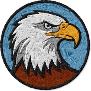 Eagle Patch Embroidered Iron on Patches for Clothes Backpacks Bags Jeans Jackets Size 3" ID45095