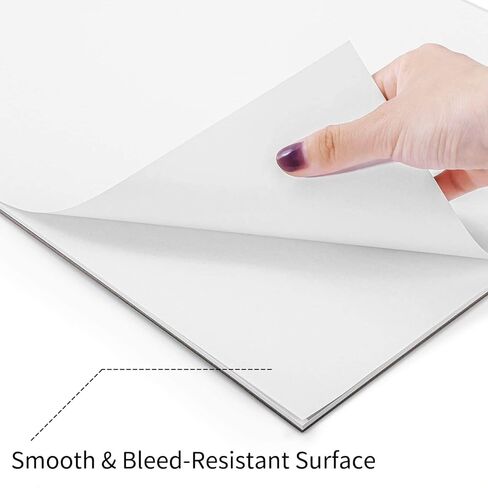 Funto Finger Paint Paper Roll, 12''x400'', Size-Free, White, Large Paint Paper for Toddlers, Art Paper for Kids, Paper for Painting, Easy to Cut in Kuwait