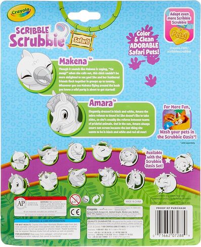 Crayola Scribble Scrubbie Safari 2 Pack Animal Toy Set Age 3+ in Saudi Arabia