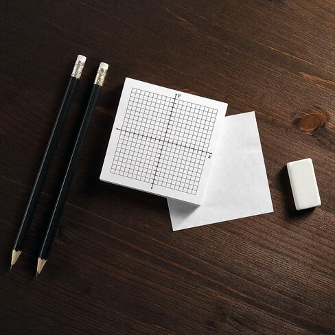 8PCS Graph Paper Sticky Notes Self Adhesive Mini X Y Axis Coordinate Plane Post It 20 X 20 Four Quadrant Grid Pad for School Office Supplies 3 X 3 Inch in Kuwait