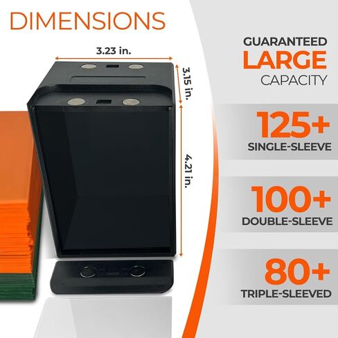 MTG Commander deck box- Durable, Modular Commander Deck Box with Magnetic Closure, Fits 100 Double-Sleeved Cards in Saudi Arabia