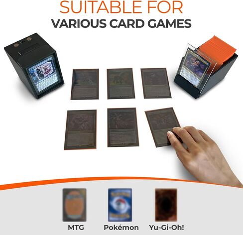 MTG Commander deck box- Durable, Modular Commander Deck Box with Magnetic Closure, Fits 100 Double-Sleeved Cards in Saudi Arabia