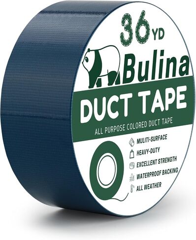 Bulina Duct Tape Dark Blue Heavy Duty 2 Inches x 36 Yard 8.7 Mil Thickness Strong Adhesive Tear by Hand Sticky Durable Great for Indoor Outdoor Packaging DIY Project Repairs(BJ3313) in Kuwait