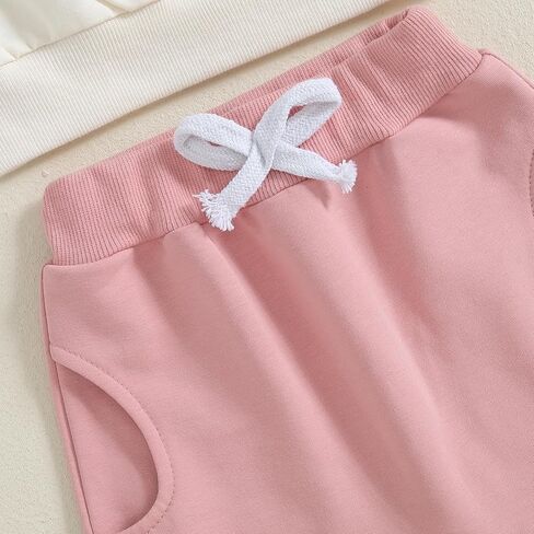 Mubineo Toddler Baby Girl Clothes Cute Flower Sweatshirt Outfits Fall Winter Long Sleeve Tops Pant Outfit Sweatsuit Set in Kuwait