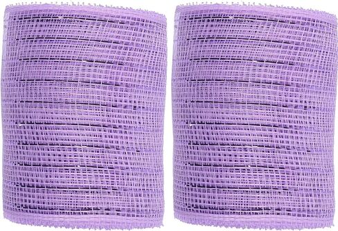4 inch x 20 Yards-YYCRAFT Metallic Poly Mesh Ribbon (2 Pack,Black) in Kuwait