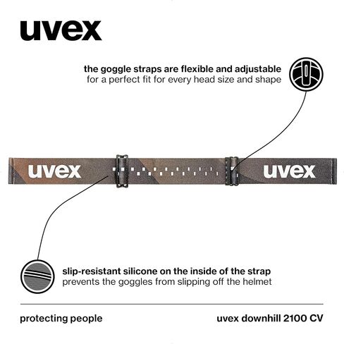 Uvex للجنسين - للبالغين، نظارات التزلج 2100 CV لتعزيز التباين in Saudi Arabia
