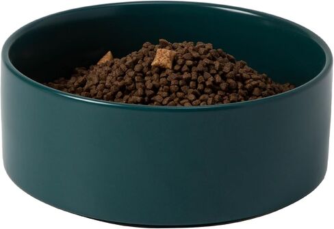 8" Large Capacity Basic Dog Food Bowl Anti-Slip Silicone Bottom Perfect for Medium and Large Breeds Color Black in Saudi Arabia