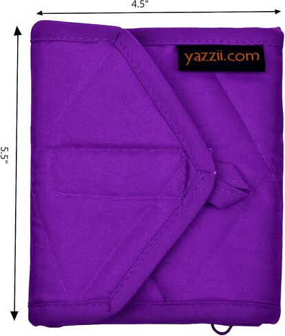 Yazzii Craft Travel Wallet - Portable & Multifunctional Craft Purse - 4 Pocket Holder for Notions, Credit Cards, Jewelry, Accessories, Medicine, & More! Purple in Saudi Arabia
