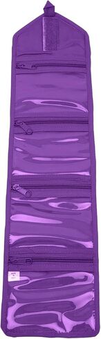 Yazzii Craft Travel Wallet - Portable & Multifunctional Craft Purse - 4 Pocket Holder for Notions, Credit Cards, Jewelry, Accessories, Medicine, & More! Purple in Saudi Arabia