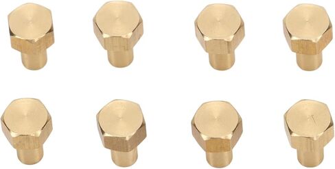 RC Nut, Brass 8Pcs Rust Resistant RC Nut for SCX24 (8mm) in Saudi Arabia