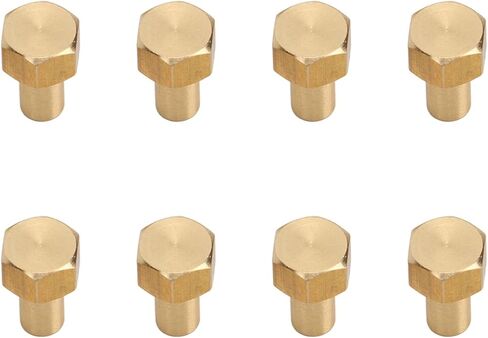 RC Nut, Brass 8Pcs Rust Resistant RC Nut for SCX24 (8mm) in Saudi Arabia