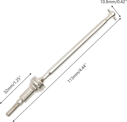 Spare Parts Front CVD Shaft Set LG-WJ03 25-WJ03 920-WJ03 for 1:10 Scale LEGEND Truck 9125 S920 S921 RC Car(2 PCS) in Kuwait