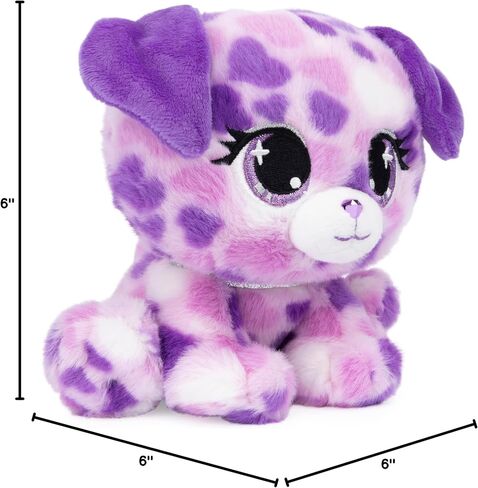 GUND P.Lushes Pets Gem Stars Collection, Callie La’Pooch Puppy Stuffed Animal, Purple/Pink, 6" in Saudi Arabia