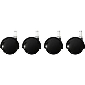 Chromcraft Polyurethane Soft Tread Replacement Casters - Softer Casters for Wood or Tile Floors (16)