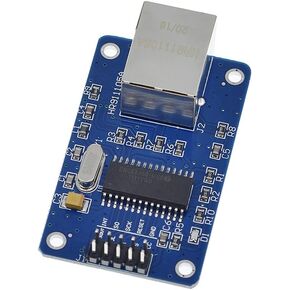 HiLetgo ENC28J60 ENC28J60-I/SO HR911105A Ethernet LAN Network Module SPI Interface 3.3V for Arduino AVR PIC LPC STM32