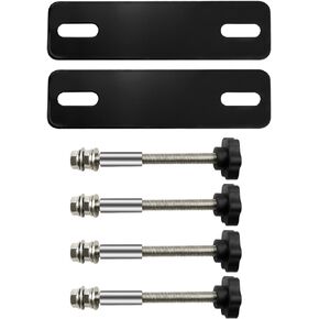 Mounting Pin Kits for Traction Boards Adjustable Support Brackets Fit for All Recovery Tracks 4.72"-6.69" (12-17cm) Hole Spacing