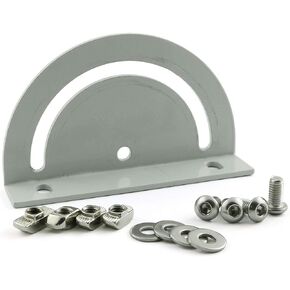 PZRT Corner Bracket Kit 180 Degree Cross Joint Plate Steering Connecting Plate Corner Bracket with Screw for 3030 Aluminum Extrusion