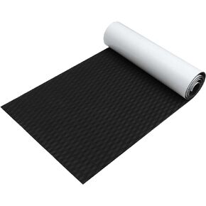 X AUTOHAUX 1 Pcs 90.55"x21.65" EVA Faux Teak Decking Sheet Mat Non-Slip Self-Adhesive for Boat Yacht Marine Deck Pad RV Car Trunk Flooring Carpet