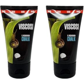 Viscosi Liquid Chalk (HARD) 40 ml. 2-Pack. (1oz+1oz) - Based Pole Grip for poledancing. Firm Grip for Pole Dance, Aerial silks. Pole Grip Aid, Pole Dancing Chalk, Climbing Chalk, Gym Chalk