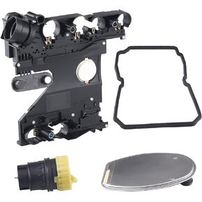 WATERWICH Transmission Conductor Plate + Connector Adapter+ Filter + Gasket Kit Compatible with Mercedes-Benz Replace# 1402710080 1402701161 2035400253