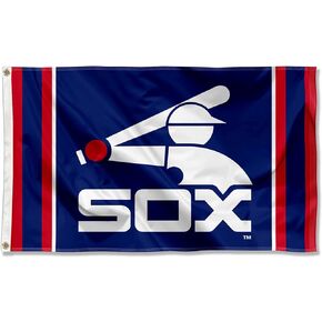 Chicago White Sox Retro Logo Flag and Banner