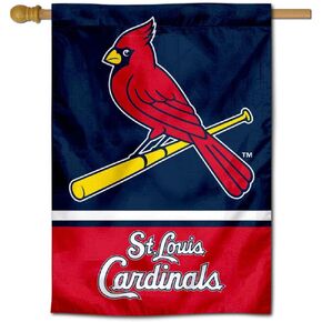 St. Louis Cardinals Two Sided House Flag
