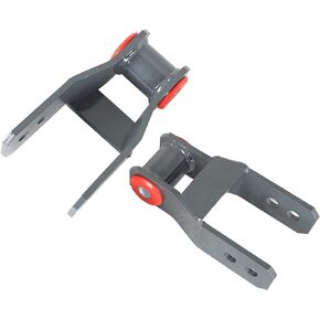 labwork Pair 1-2" Rear Adjustable Lift Shackle Kit Leveling Spring Shackles Replacement for 1984-2001 Cherokee XJ