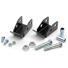 Rough Country Rear Shock Relocation Brackets for 97-06 Jeep Wrangler TJ - 1185