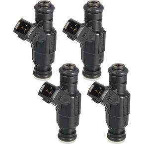 X AUTOHAUX 4 Pcs 0280156061 06A906031BA Car Fuel Injector Nozzle Replacement for Audi TT 1.8T 2001-2006 for VW Jetta Beetle 1.8L 2001-2005 EA827