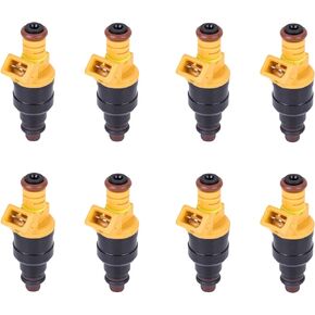 8 Pcs Fuel Injectors 0280150943 0280150939 0280150909 Compatible for F150, F250, F350 E150, E250, E350 Mustang 4.6L 5.0L 5.4L 5.8L