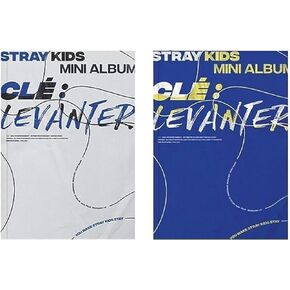 STRAY KIDS Clé : Levanter Album (LEVANTER Version) CD+Photobook+3 QR Photocards+(Extra 4 Photocards + 1 Double-Sided Photocard)