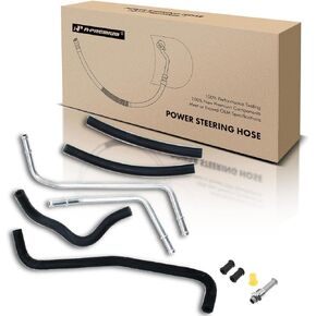 مجموعة خط خرطوم إرجاع التوجيه المعزز A-Premium متوافقة مع Honda Civic 1996-2000، CR-V CRV 1997-2001، 1.6L 2.0L، Gear to Reservoir