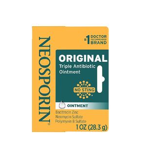 Neosporin Original First Aid Antibiotic Ointment with Bacitracin Zinc for Infection Protection, Wound Care Treatment & Scar Appearance Minimizer for Minor Cuts, Scrapes and Burns, 1 oz
