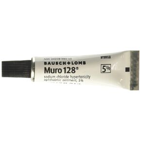 Muro 128 Sterile Ophthalmic 5 Percent Ointment,Twin Pack .25 oz (7 g)