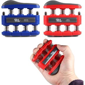 Finger Strengthener grip, Finger Exerciser & Hand Strengthener, Workout Equipment for Musician, Rock Climbing and Therapy, hand strengthening rehab