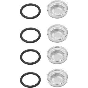 Brake Master Cylinder Gasket Set, 4 Pcs Brake Master Cylinder Reservoir Sight Gasket Set Motorcycle Accessory for Scooter ATV Dirt Bike