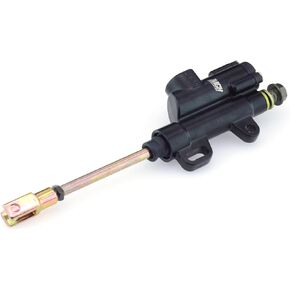 Motorcycle Rear Hydraulic Brake Master Cylinder Pump 50cc 70cc 110cc 125cc 150cc 250cc Thumpstar ATV Pit Pro Dirt Bike (Black)