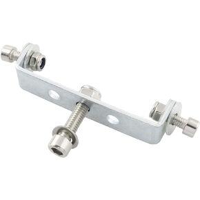 1 Set U-Shaped Bike Rear Rack Mount Adapter Bicycle Rear Storage Bracket Connector with Srews