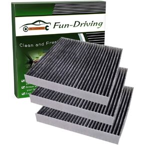 3 Pack FD157 Cabin Air Filter for AVALON/CAMRY/COROLLA/PRIUS/PRIUS PRIME/RAV4,ES350/RX350/RX350L/RX450H/RX450HL,CX-9,Replace 87139-0E040/TK48-61-J6X