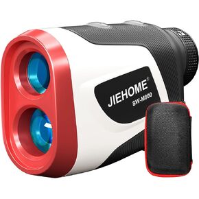 Golf Rangefinder 6X Golf Range Finder with Slope Flag-Lock Pin Sensor Vibration Continuous Scan Rechargeable - Tournament Legal Golf Laser Rangefinders