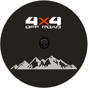 Compatible with New Ford Bronco Spare Tire Cover with Rear Camera Hole | Back Wheel Cover with Backup Camera Hole | Storage Bag Protector (XXL Size, 315/70R17)