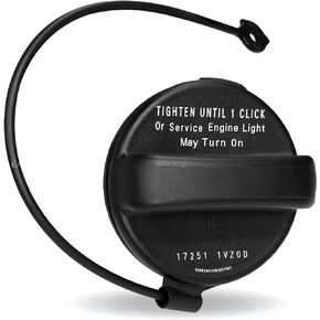 Beypovk Gas Cap, Fuel Cap Replacement OEM #17251-3JA0A 17251-9BD0E, Car Accessories Fuel Tank Filler Cap Compatible with Nissan, Frontier, Murano, Altima, Infiniti （Black)