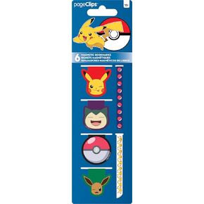 Antioch Magnetic Page Clips (6-Pack) Stationery Multicolor 2.25 x .022 x 8.25