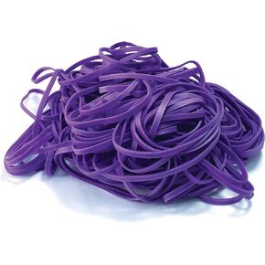 Better Office Products 200 Vibrant Purple Rubber Bands, Size 33, 200/Bag