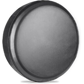 JNLK Spare Tire Cover Leather Wheel Cover for Jeep RV Trailer SUV, Truck, Camper, Waterproof Dust-Proof PVC Leather Tire Covers, Black (Fits Entire Wheel Size 25.59-27.2 inch)