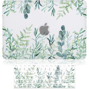 Case for MacBook Pro 15 inch (A1990/A1707, 2019-2016 Release), 3D Effect Matte Clear See Through Hard Cover & Keyboard Cover Compatible Mac Pro 15.4 with Touch Bar Touch ID - Garden Flowers